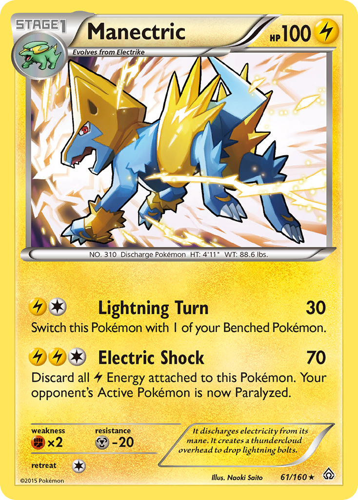 Manectric (61/160) [XY: Primal Clash] - Comfy Hobbies