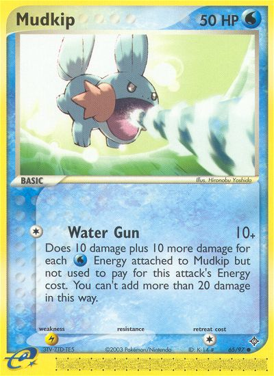 Mudkip (65/97) [EX: Dragon] - Comfy Hobbies