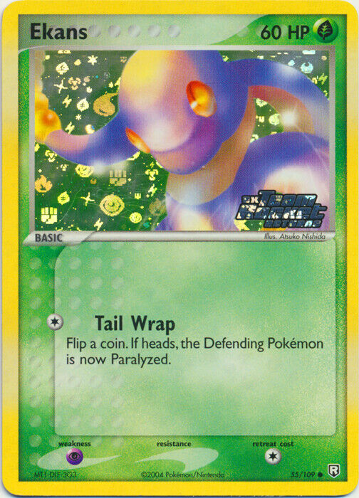 Ekans (55/109) (Stamped) [EX: Team Rocket Returns] - Comfy Hobbies