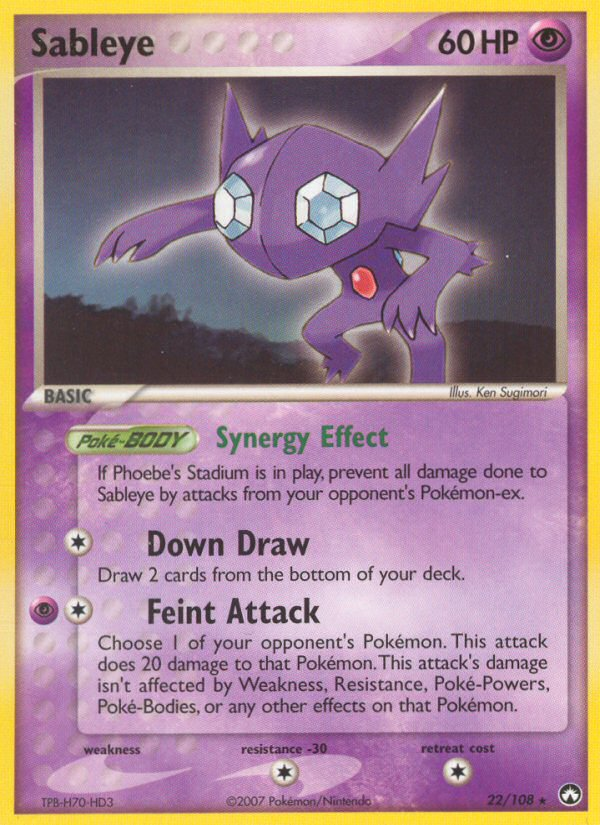 Sableye (22/108) [EX: Power Keepers] - Comfy Hobbies