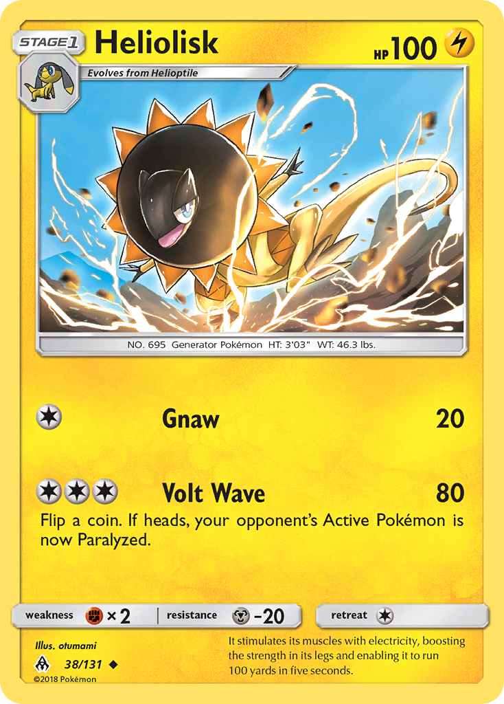 Heliolisk (38/131) [Sun & Moon: Forbidden Light] - Comfy Hobbies