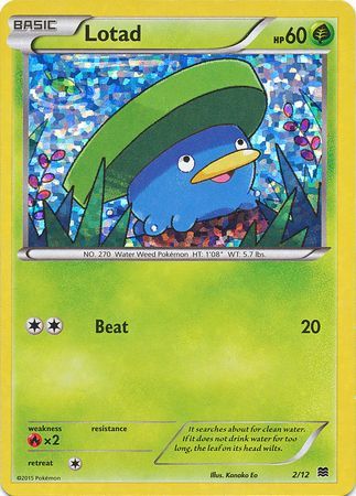 Lotad (2/12) [McDonald's Promos: 2015 Collection] - Comfy Hobbies