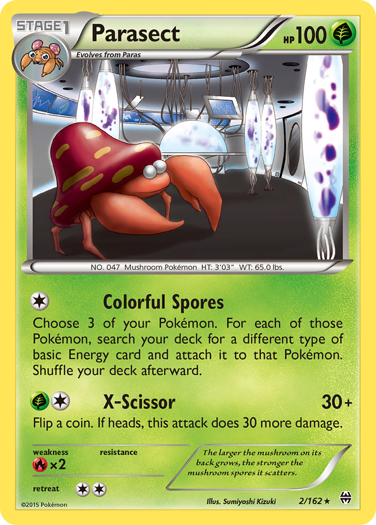 Parasect (2/162) [XY: BREAKthrough] - Comfy Hobbies