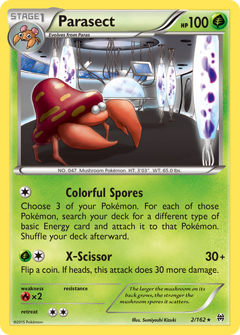 Parasect (2/162) [XY: BREAKthrough] - Comfy Hobbies