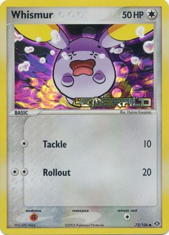 Whismur (73/106) (Stamped) [EX: Emerald] - Comfy Hobbies