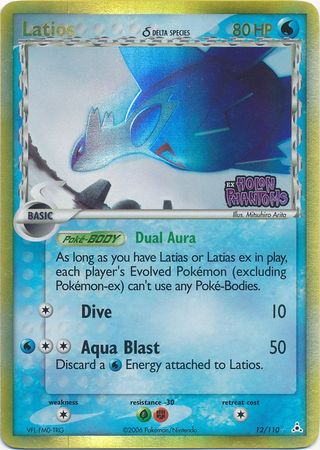 Latios (12/110) (Delta Species) (Stamped) [EX: Holon Phantoms] - Comfy Hobbies