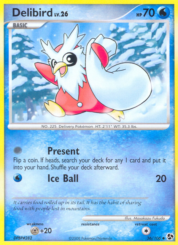 Delibird (36/106) [Diamond & Pearl: Great Encounters] - Comfy Hobbies