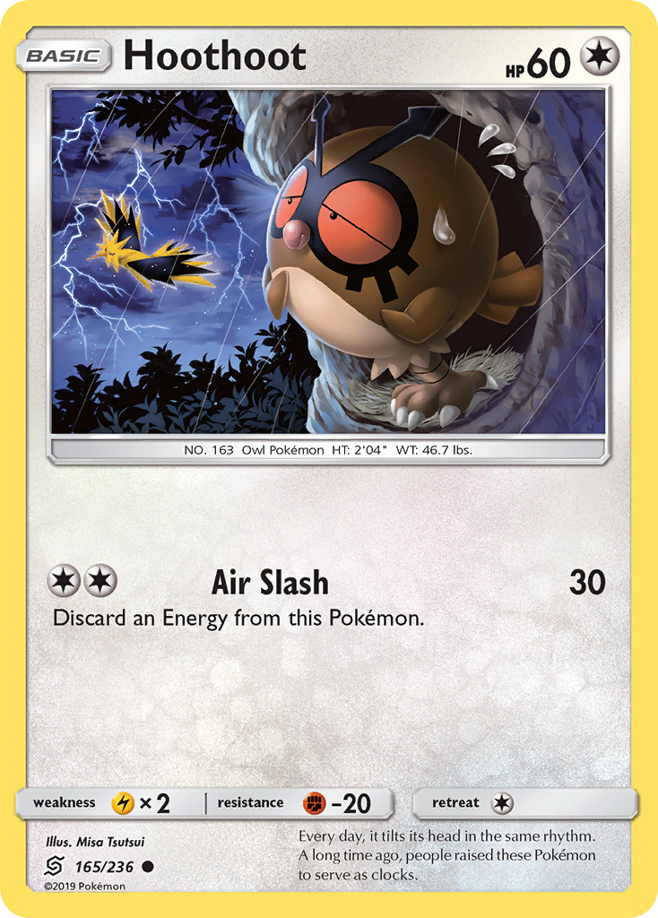 Hoothoot (165/236) [Sun & Moon: Unified Minds] - Comfy Hobbies