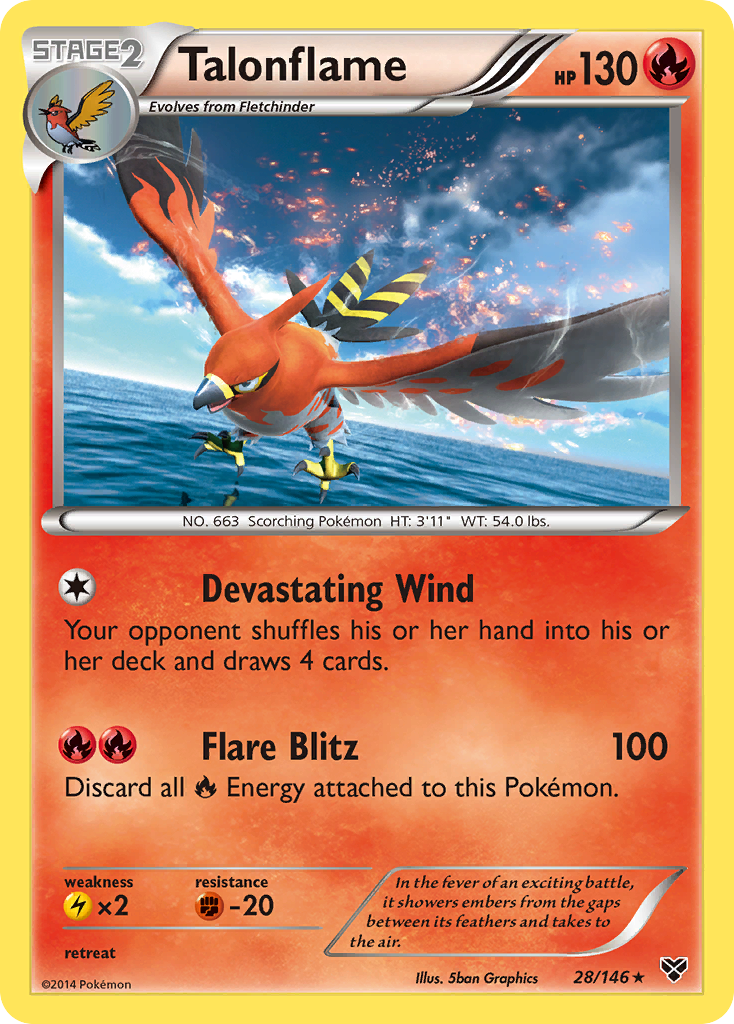 Talonflame (28/146) [XY: Base Set] - Comfy Hobbies