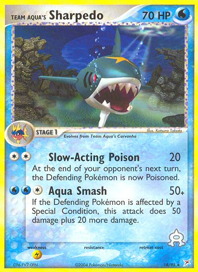 Team Aqua's Sharpedo (18/95) [EX: Team Magma vs Team Aqua] - Comfy Hobbies
