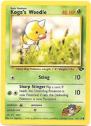 Koga's Weedle (82/132) [Gym Challenge Unlimited] - Comfy Hobbies