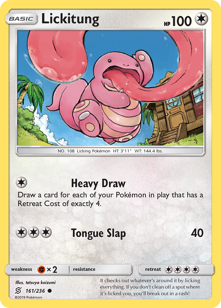Lickitung (161/236) [Sun & Moon: Unified Minds] - Comfy Hobbies