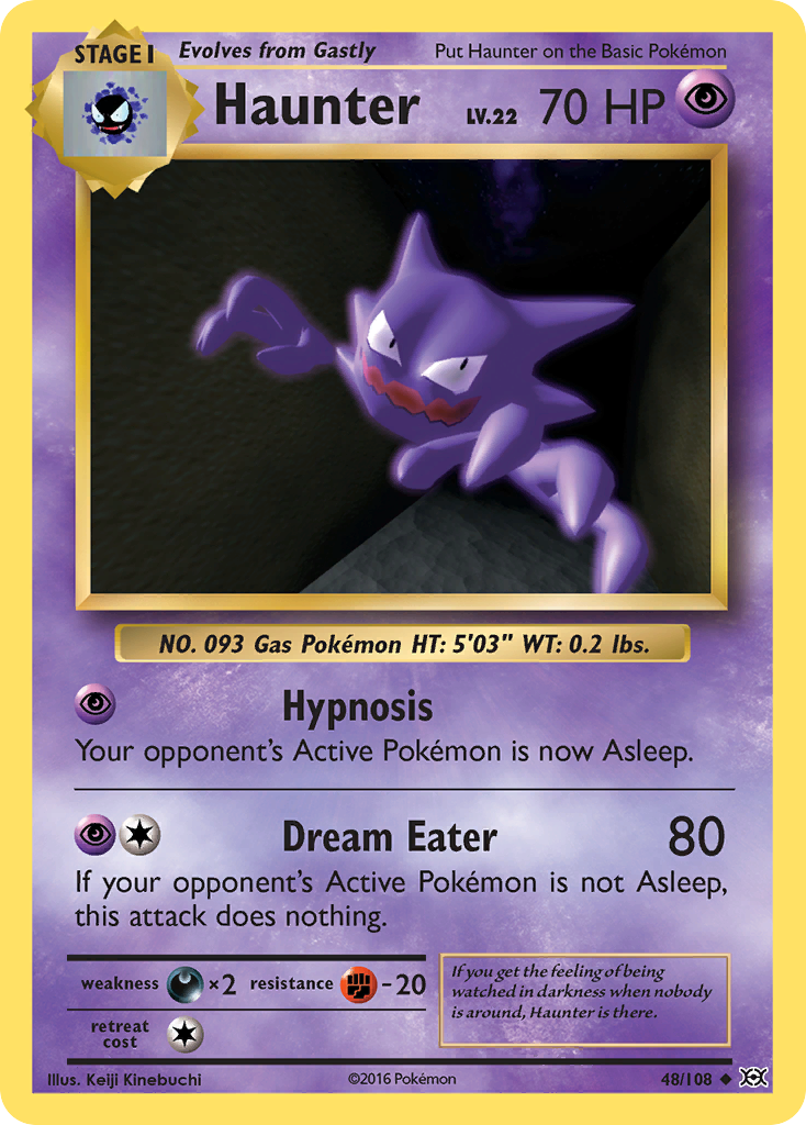 Haunter (48/108) [XY: Evolutions] - Comfy Hobbies