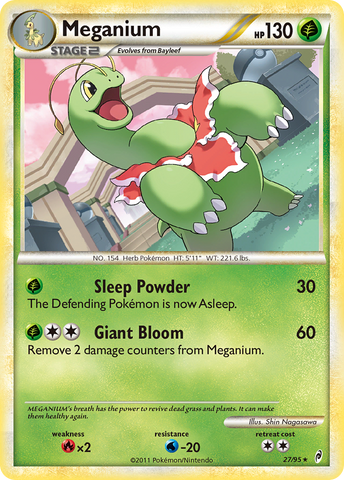 Meganium (27/95) [HeartGold & SoulSilver: Call of Legends] - Comfy Hobbies