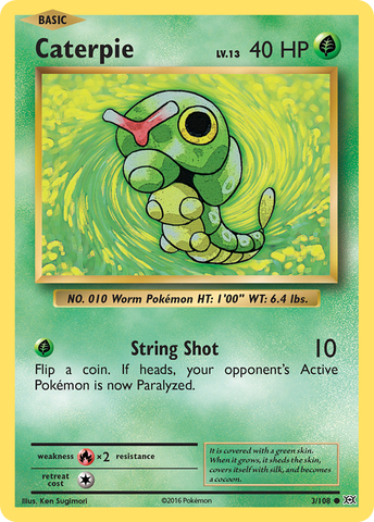 Caterpie (3/108) [XY: Evolutions] - Comfy Hobbies