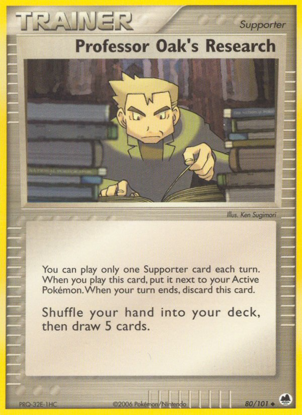 Professor Oak's Research (80/101) [EX: Dragon Frontiers] - Comfy Hobbies