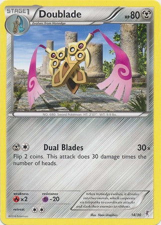 Doublade (14/30) [XY: Trainer Kit 1 - Bisharp] - Comfy Hobbies