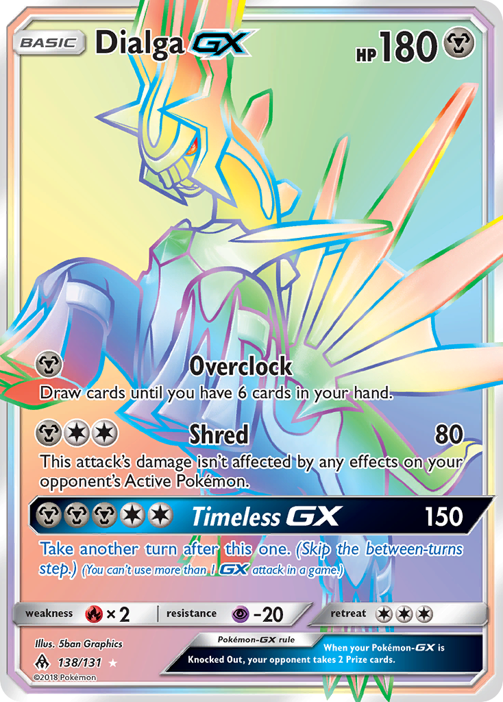Dialga GX (138/131) [Sun & Moon: Forbidden Light] - Comfy Hobbies