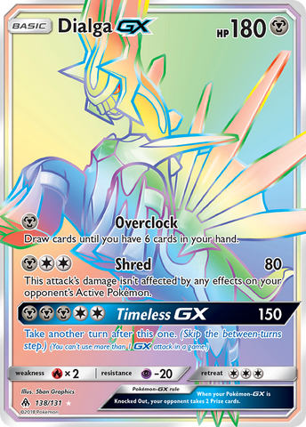 Dialga GX (138/131) [Sun & Moon: Forbidden Light] - Comfy Hobbies