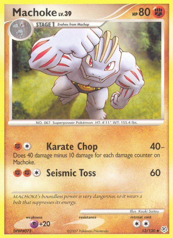 Machoke (53/130) [Diamond & Pearl: Base Set] - Comfy Hobbies