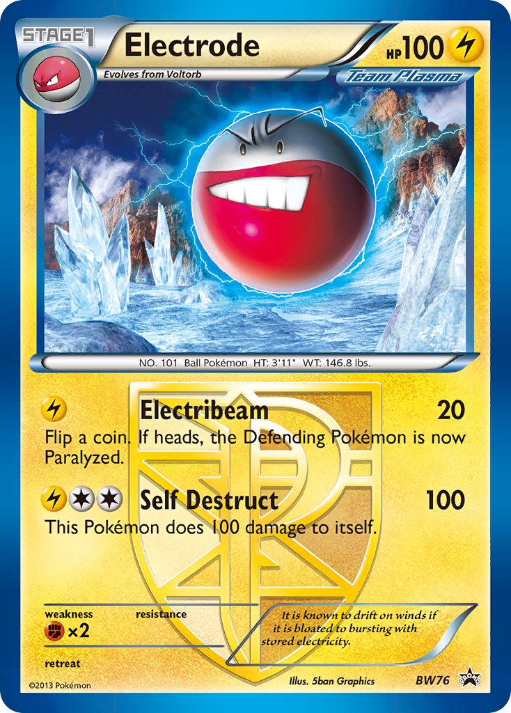 Electrode (BW76) [Black & White: Black Star Promos] - Comfy Hobbies