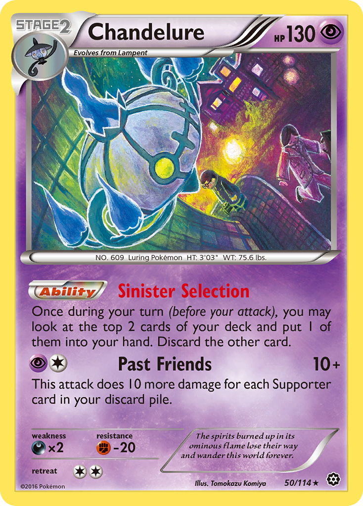 Chandelure (50/114) [XY: Steam Siege] - Comfy Hobbies