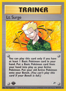 Lt. Surge (101/132) [Gym Heroes 1st Edition] - Comfy Hobbies