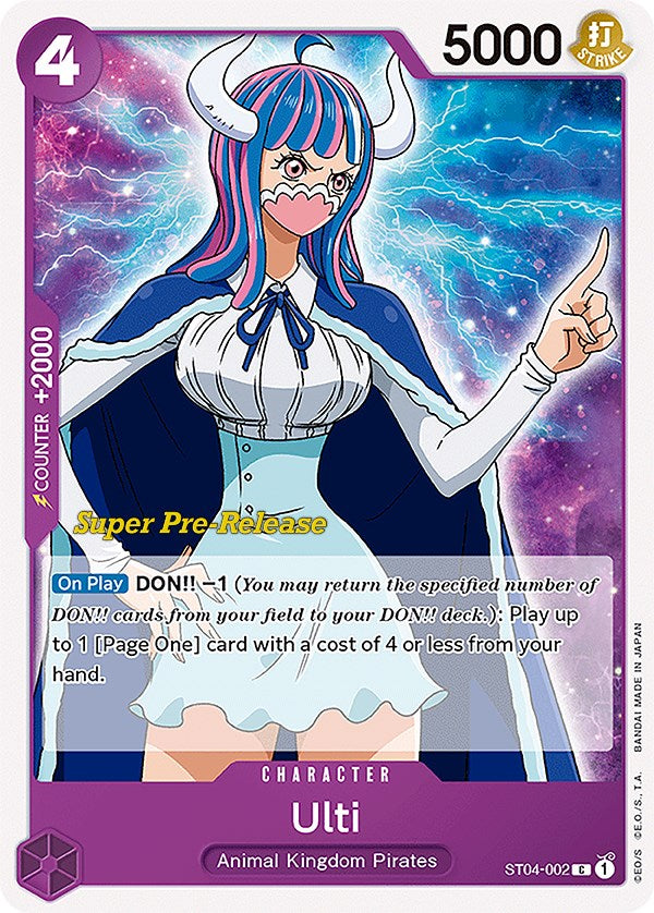 Ulti [Super Pre-Release Starter Deck: Animal Kingdom Pirates] - Comfy Hobbies