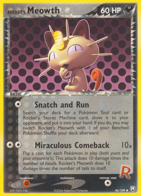 Rocket's Meowth (46/109) [EX: Team Rocket Returns] - Comfy Hobbies