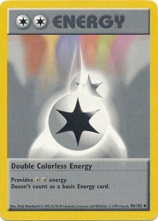 Double Colorless Energy (96/102) [Base Set Shadowless Unlimited] - Comfy Hobbies