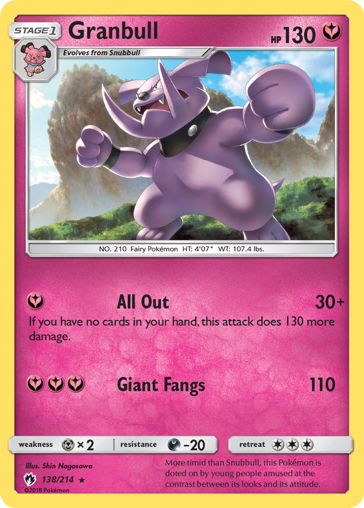 Granbull (138/214) [Sun & Moon: Lost Thunder] - Comfy Hobbies