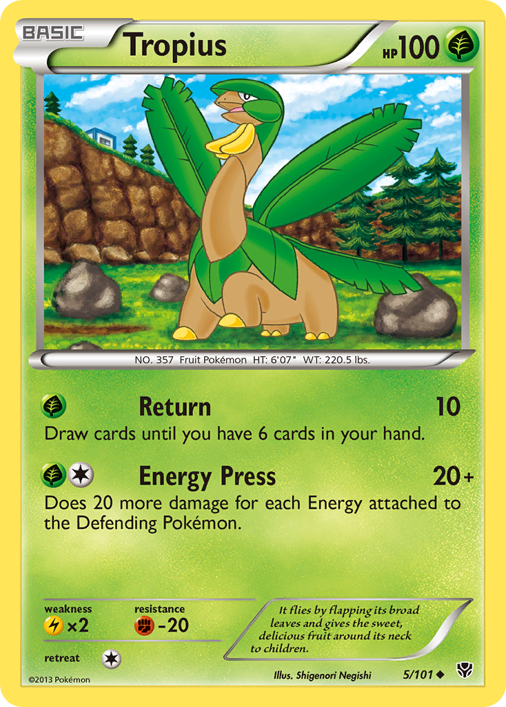 Tropius (5/101) [Black & White: Plasma Blast] - Comfy Hobbies