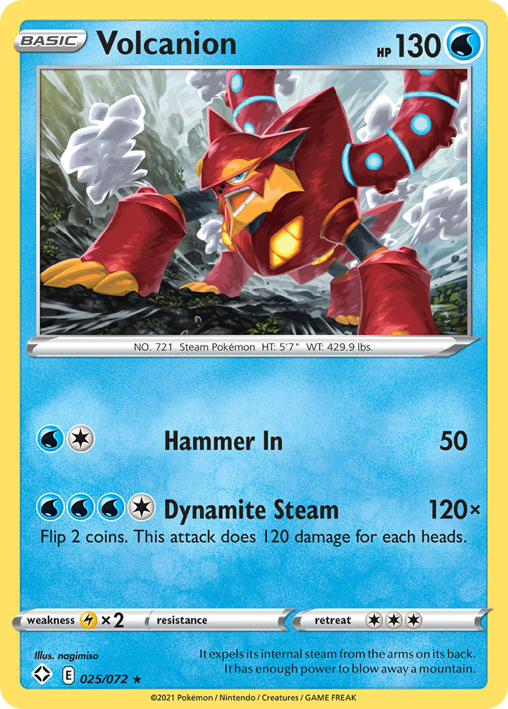 Volcanion (025/072) [Sword & Shield: Shining Fates] - Comfy Hobbies