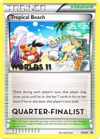 Tropical Beach (BW28) (Quarter Finalist) [Black & White: Black Star Promos] - Comfy Hobbies