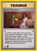 Good Manners (111/132) [Gym Heroes 1st Edition] - Comfy Hobbies