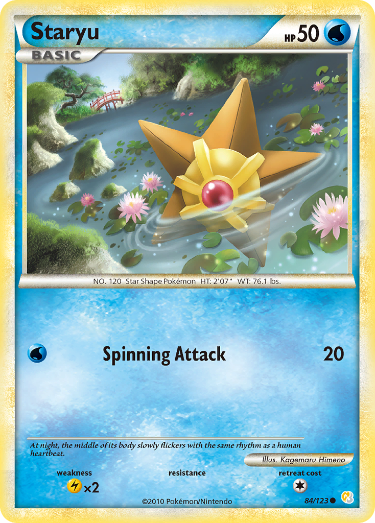 Staryu (84/123) [HeartGold & SoulSilver: Base Set] - Comfy Hobbies