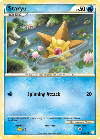 Staryu (84/123) [HeartGold & SoulSilver: Base Set] - Comfy Hobbies