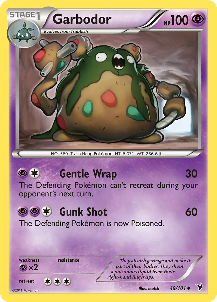 Garbodor (49/101) [Black & White: Noble Victories] - Comfy Hobbies