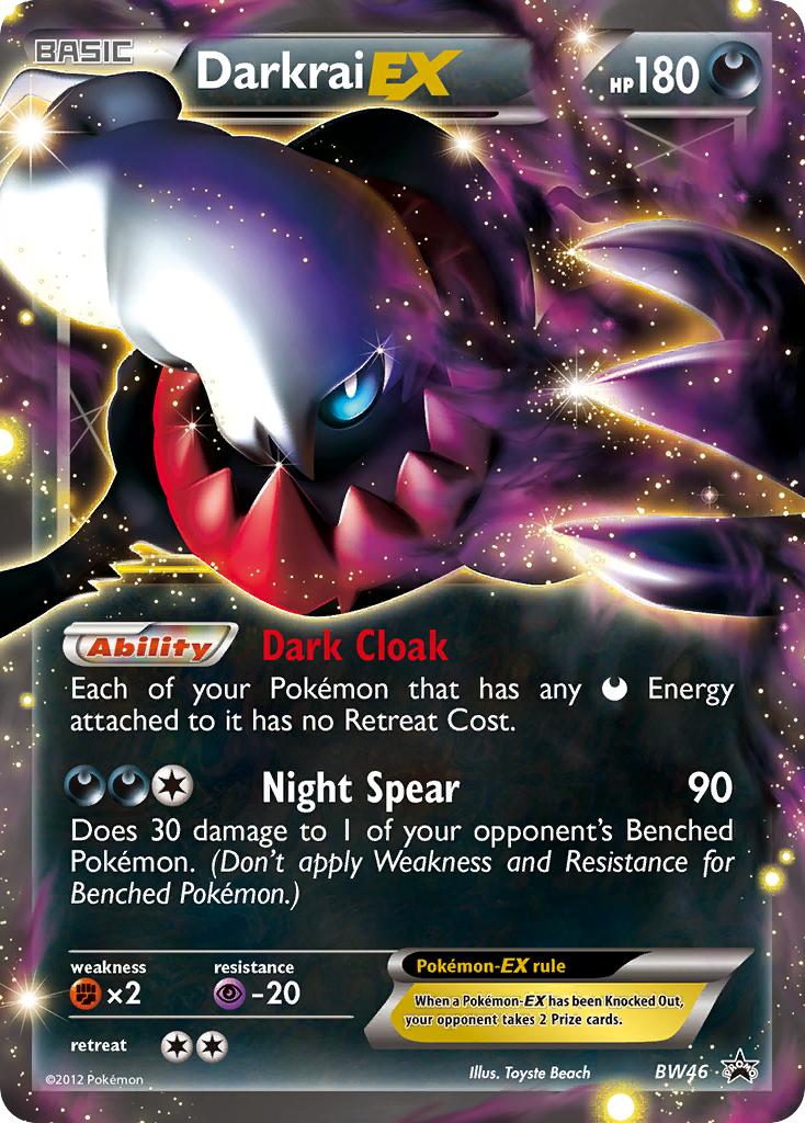 Darkrai EX (BW46) [Black & White: Black Star Promos] - Comfy Hobbies