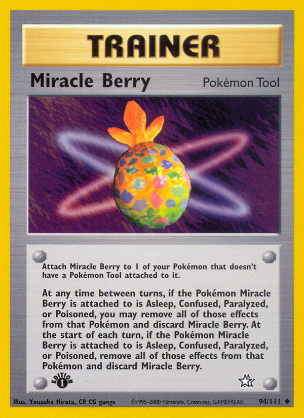 Miracle Berry (94/111) [Neo Genesis 1st Edition] - Comfy Hobbies