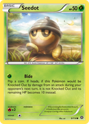 Seedot (9/114) [XY: Steam Siege] - Comfy Hobbies