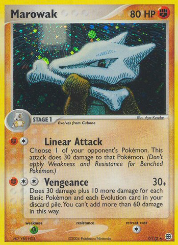 Marowak (7/112) [EX: FireRed & LeafGreen] - Comfy Hobbies