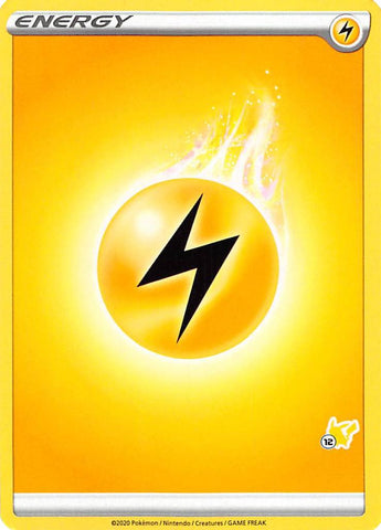 Lightning Energy (Pikachu Stamp #12) [Battle Academy 2022] - Comfy Hobbies