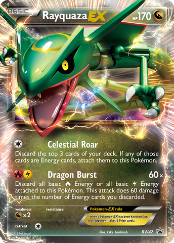 Rayquaza EX (BW47) [Black & White: Black Star Promos] - Comfy Hobbies