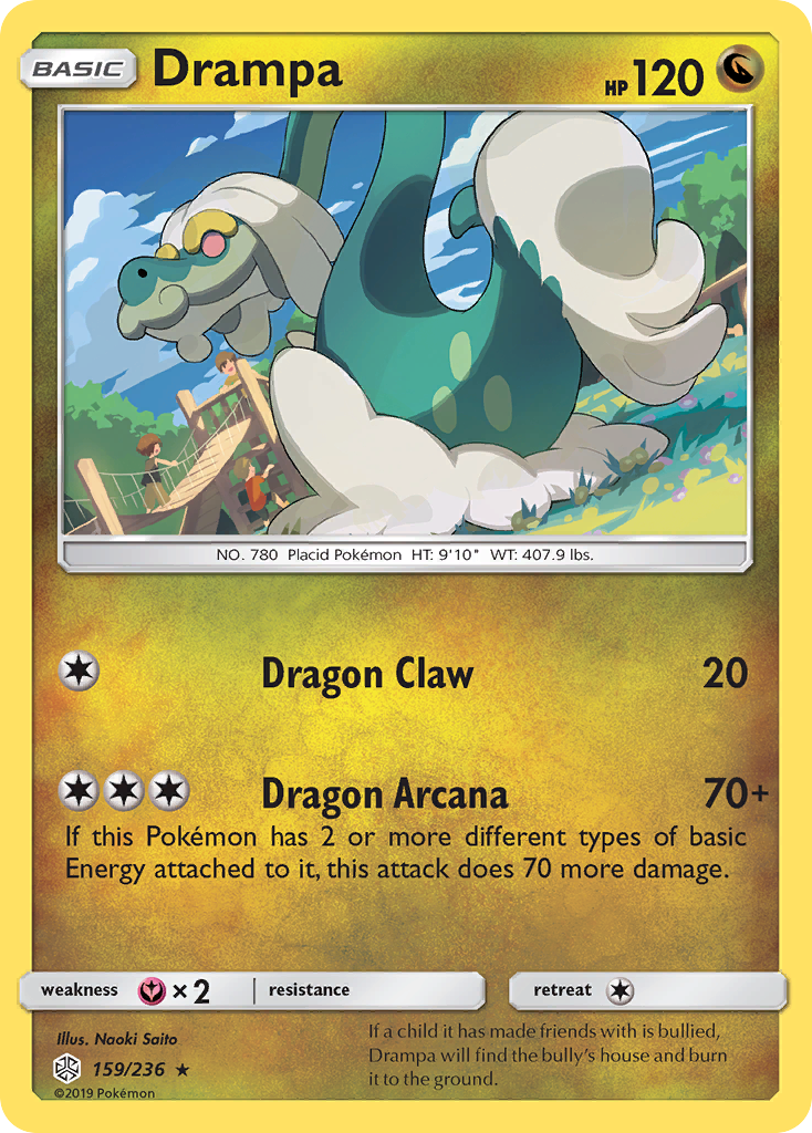 Drampa (159/236) [Sun & Moon: Cosmic Eclipse] - Comfy Hobbies