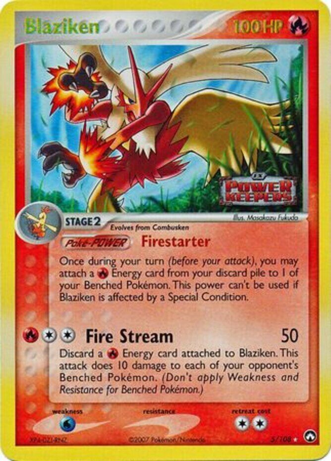 Blaziken (5/108) (Stamped) [EX: Power Keepers] - Comfy Hobbies