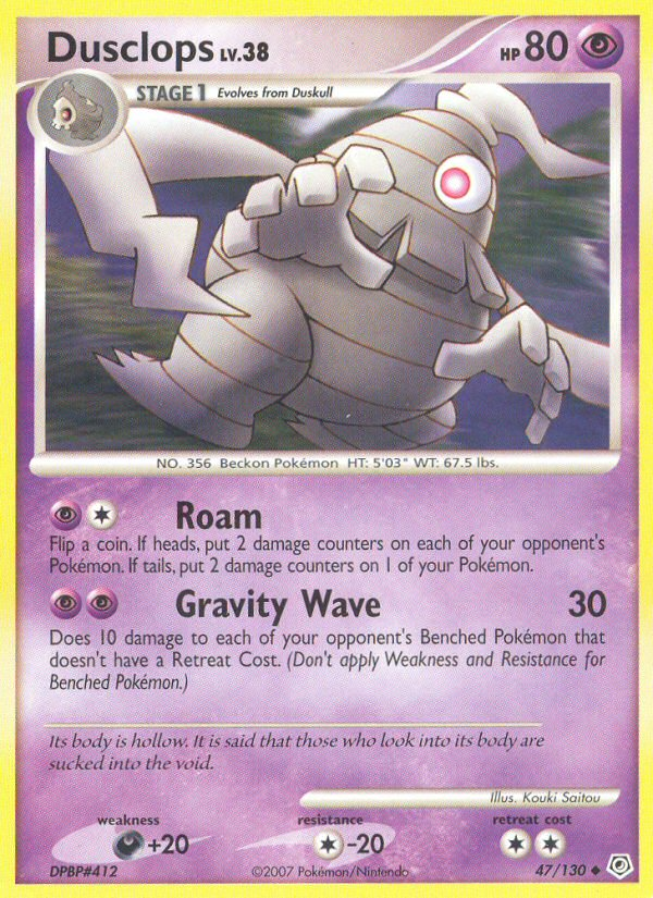 Dusclops (47/130) [Diamond & Pearl: Base Set] - Comfy Hobbies