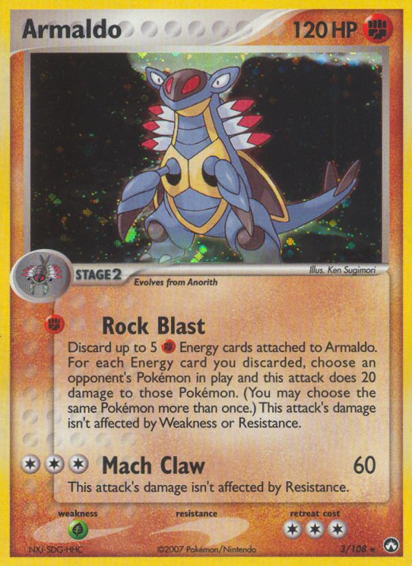 Armaldo (3/108) [EX: Power Keepers] - Comfy Hobbies