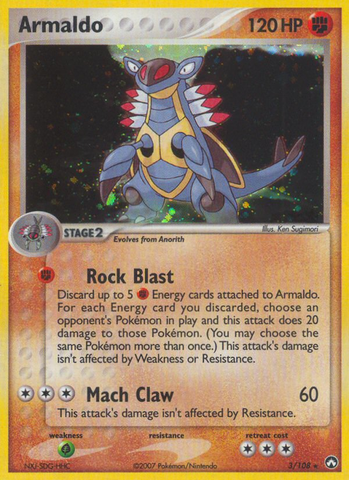 Armaldo (3/108) [EX: Power Keepers] - Comfy Hobbies