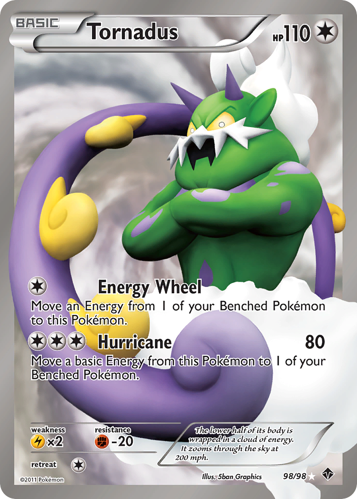 Tornadus (98/98) [Black & White: Emerging Powers] - Comfy Hobbies